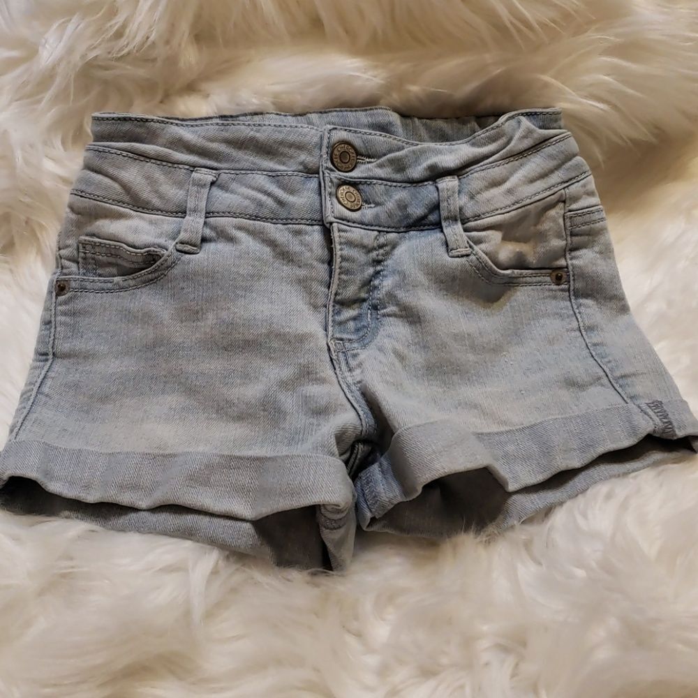 Cherokee Girls cuffed denim shorts